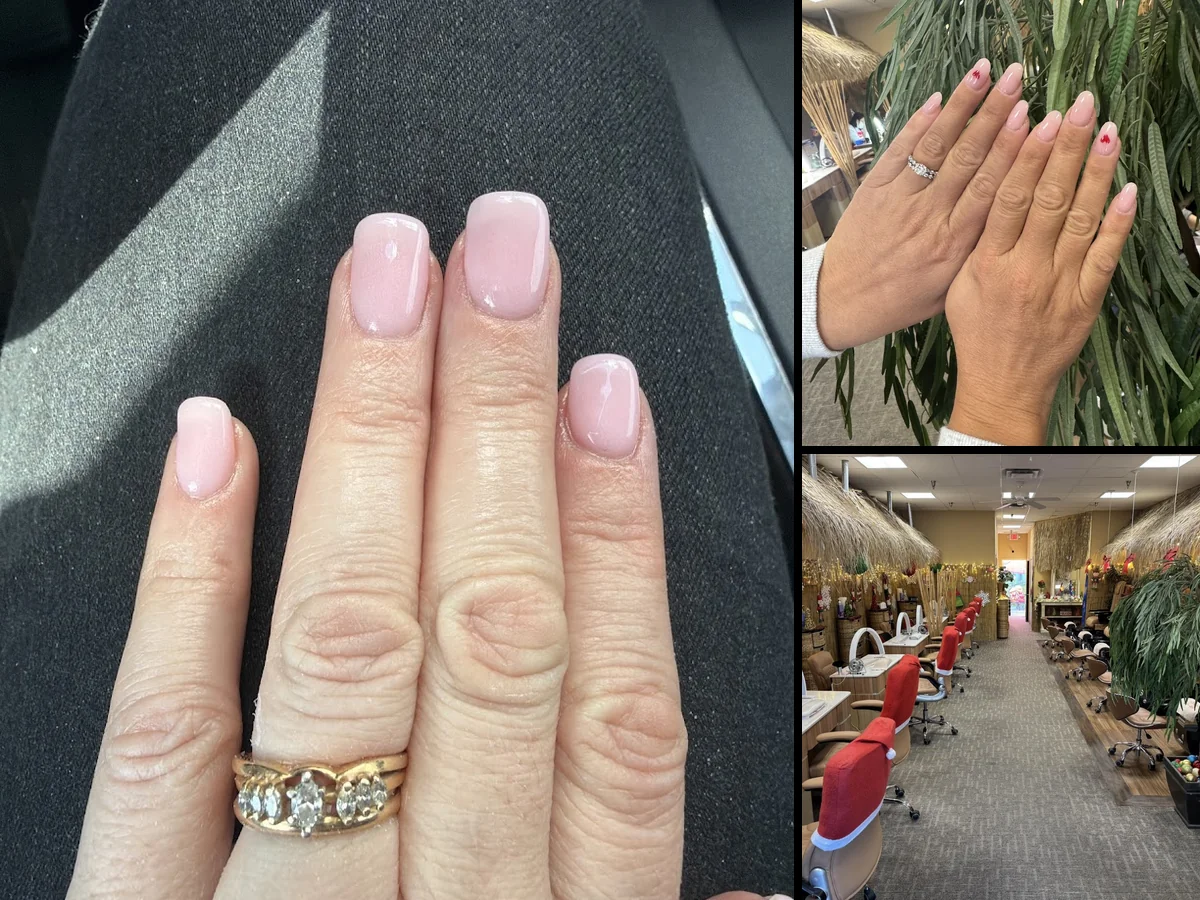 Clean workspace for gel and acrylic nails